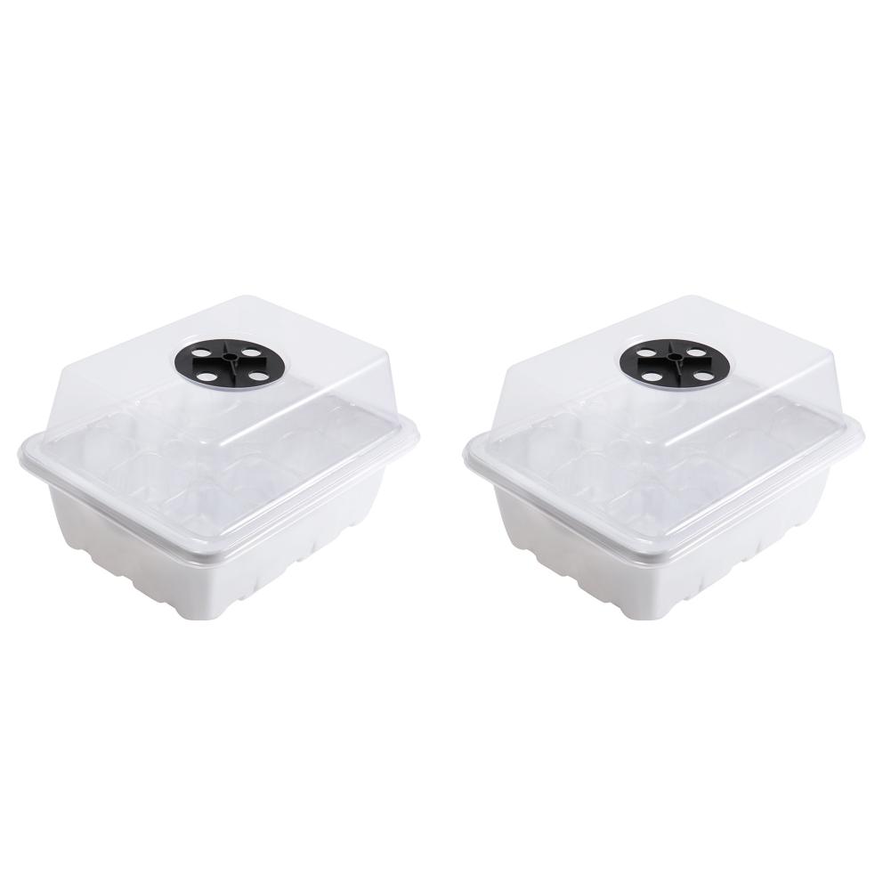 1-5Pcs 12 Hole Seedling Trays Plastics Plant Pots Grow Box for Hydroponics Growing System Indoors Gardening Sowing Tray Tools