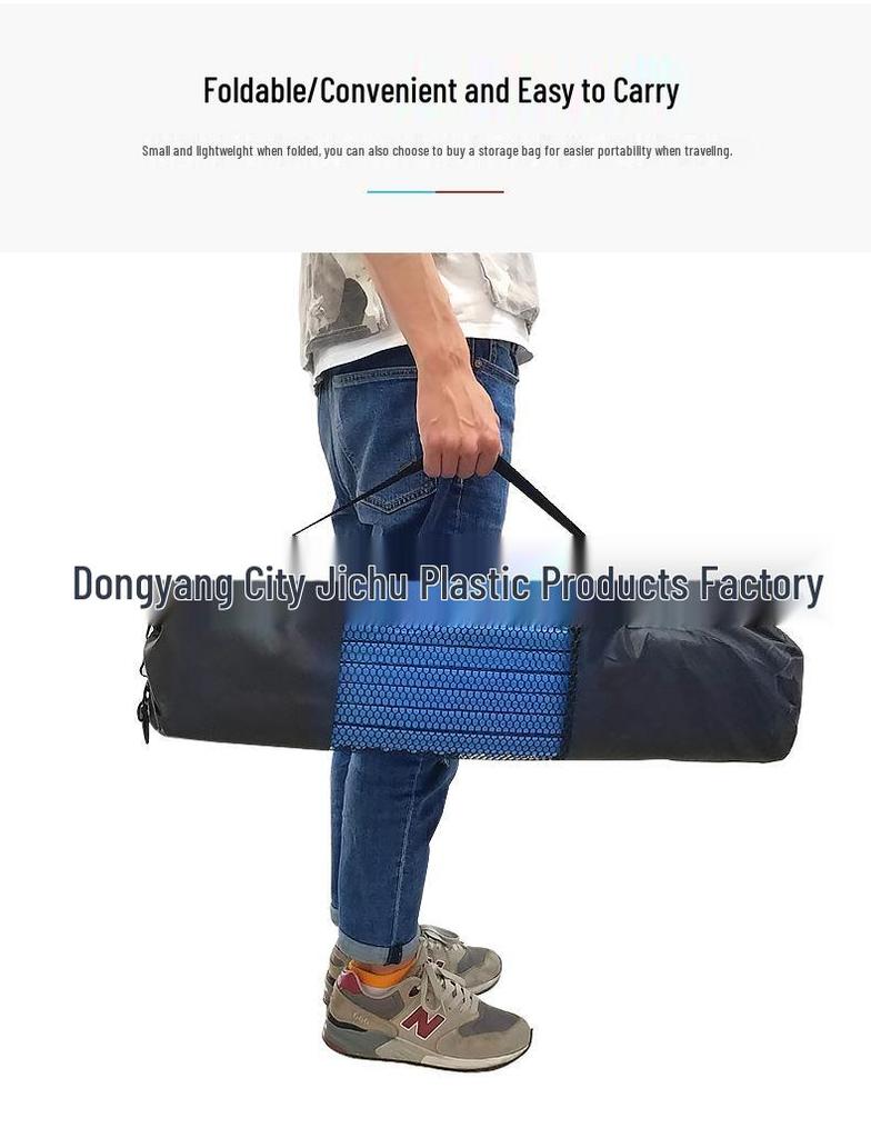 Portable Outdoor Egg Slot Folding Mat - Moisture-Proof Camping Tent Mat with Aluminum Foil
