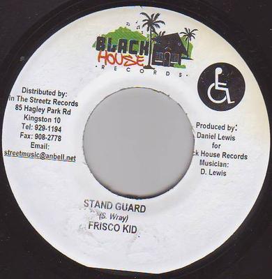 7inch Record FRISCO KID / BUSY SIGNAL - Stand Guard / There I Go NONE Black House Rec 2004 Jamaica Reggae, Ska & Dub Used