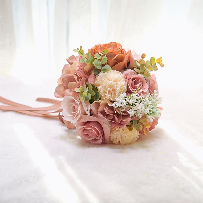 

Свадебная имитация розы Праздничная фотография Гортензия Искусственные шелковые цветы