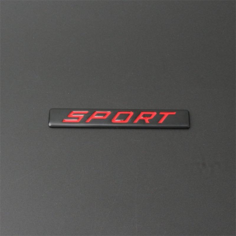 Car personalized modification car sticker metal sports car logo, sports version body sticker tail label scratches decorative sticker side label