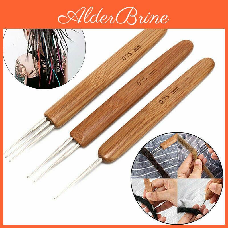 Crochet Dreadlock Head Double 3pcslot Needle Hook Hair Extensions Weaving Tool