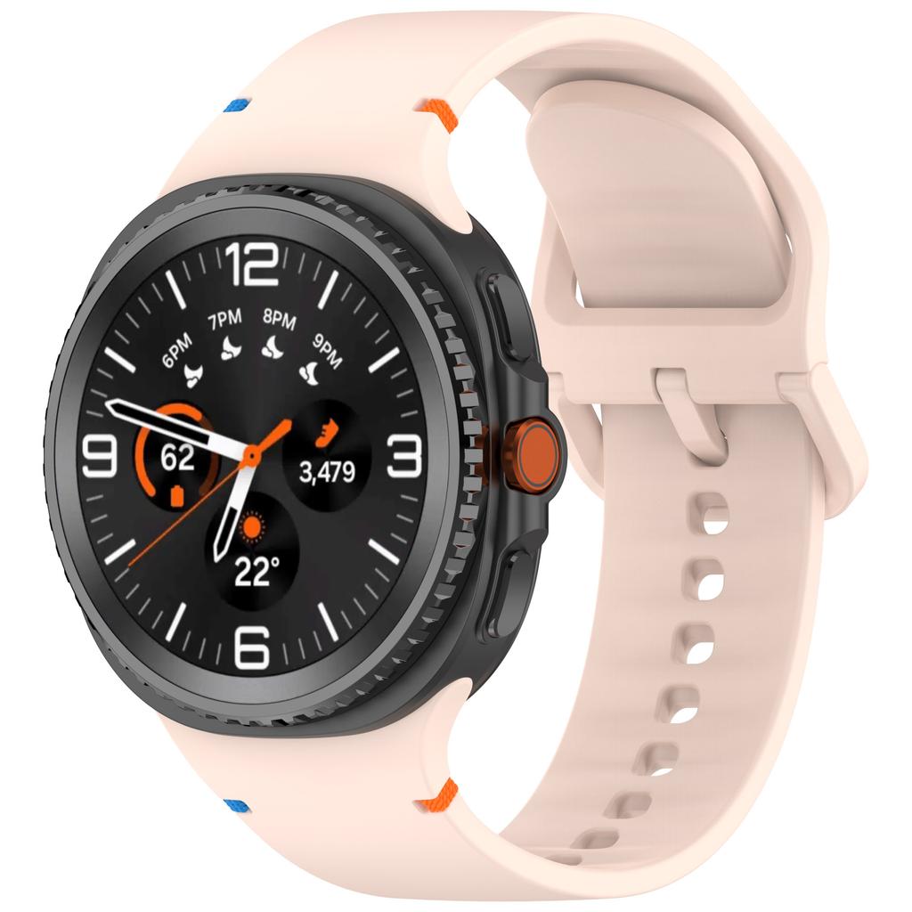 Originální silikonový pro Samsung Galaxy Watch 8/8 classic 40mm 44mm 46mm řemínek Sportovní correa pulseira náramek Galaxy Watch 8 pásek