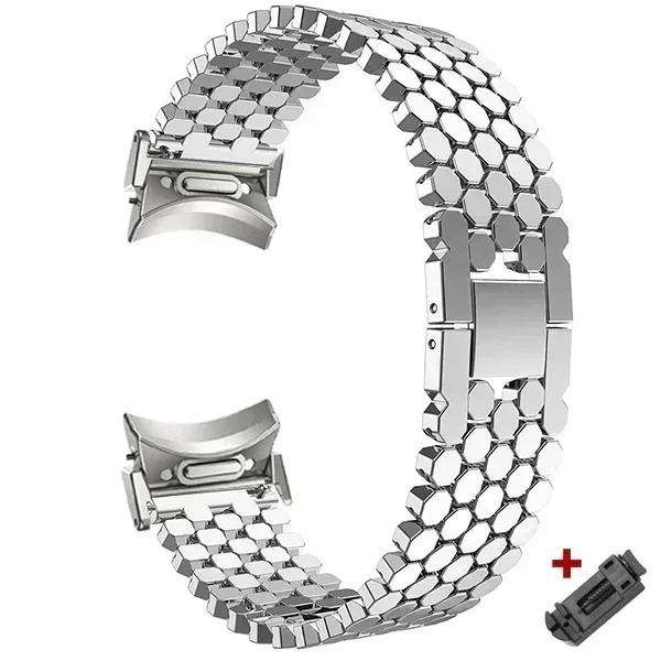 Lückenloses Edelstahlarmband für Samsung Galaxy Watch 7 6 5 4 40mm 44mm Damenband Für SAMSUNG GALAXY 6classic 43mm 47 Armband