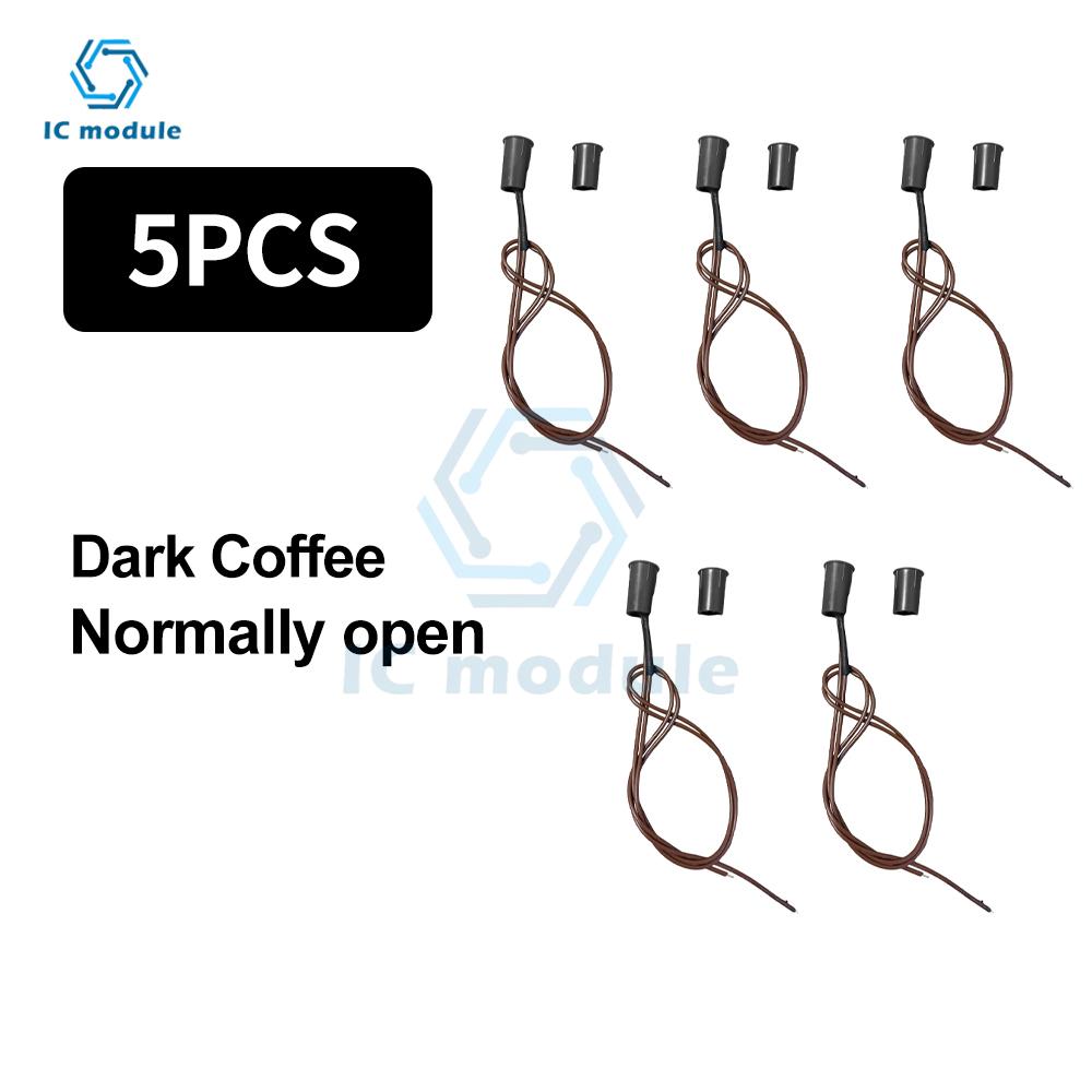 Magnetic Reed Switch RC-33 NC Recessed Wired Window Door Contact Sensor for Home Security and Burglar Alarm Systems