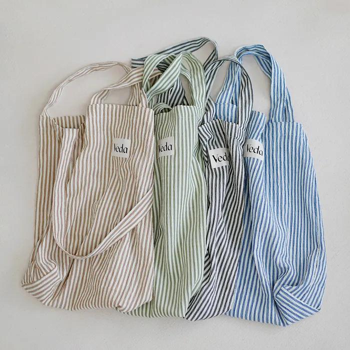 Veda Stripe Bag_Beige