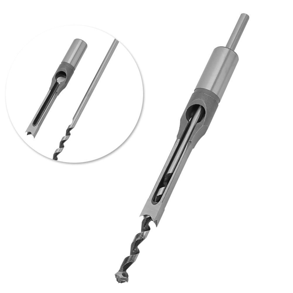 25/64 Inch Hollow Chisel Mortiser Auger High Carbon Steel Mortise Chisel And Bit Set Carpentry Use