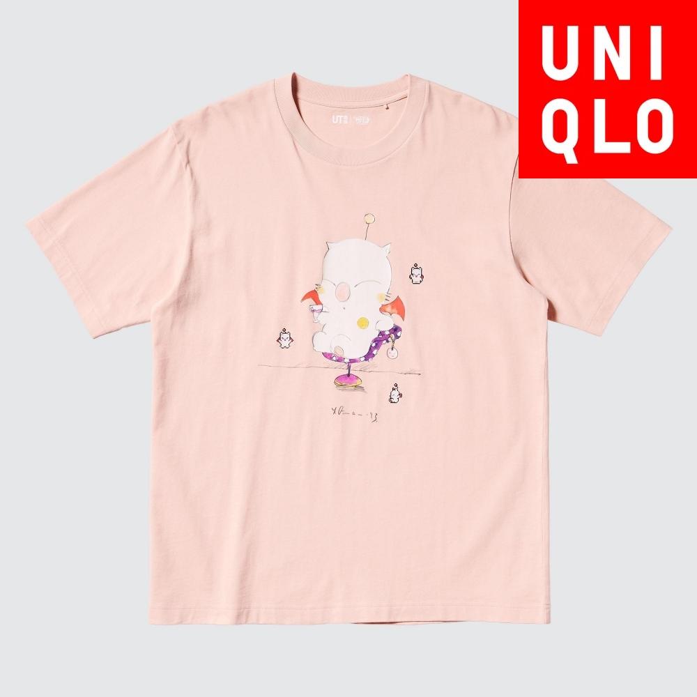

UNIQLO FINAL FANTASY UT graphic T short sleeve B 10 PINK/Men S