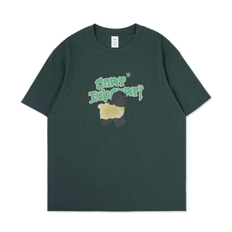 

S1120703 Молодежная футболка с короткими рукавами, верхняя одежда с героями мультфильмов, летняя одежда 4XL