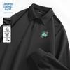 JEANSWEST LIFE Męska koszulka polo z długim rękawem w waflowy splot
