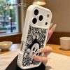 Phone Case: 2D Flat Design Suitable for iPhone 18 17 16 15 14 13 Pro Tiered Protective Case, White Little Ghost, Christmas and Halloween Gift