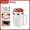 Cold Water Drinks Tumbler Tea Milk Cup 304 Stainless Steel Coffee Mug With Spoon Double Wall Thermal Stainless Steel