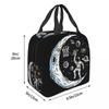 Astronaut Playing Basketball In Space Insulated Lunch Bag for Women Children Leakproof Food Boxes Thermal Lunch Box Tote
