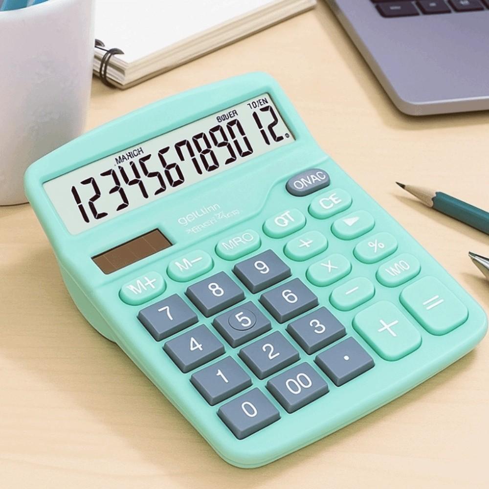 Accounting Tools Electronic Calculator Dual Power Supply Solar Calculator  Learning Tools