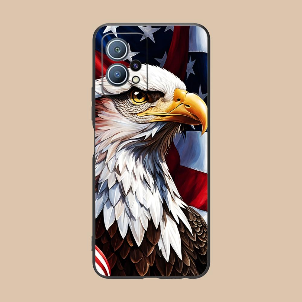 Bald Eagles Mobile Cell Phone Case for Huawei P60 P50 P40 P30 P20 P10 P9 P8 Pro Lite Plus Colour Printing Protective Pretty