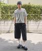 Zero Curved Line Over Sweat Shorts [Deep Charcoal]