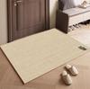 Luxury Waterproof Non-slip Linen Door Mat – Wear-resistant, Wash-free, Wipeable Carpet for Home Entry.