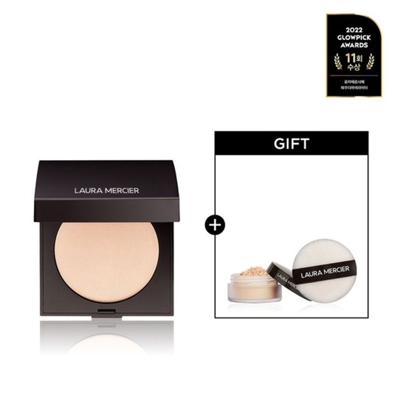 LAURA MERCIER Matte Radiance Baked Powder Highlighter (+ Mini Powder & Mini Puff) Optional - Matte Radiance Baked Powder Highlight