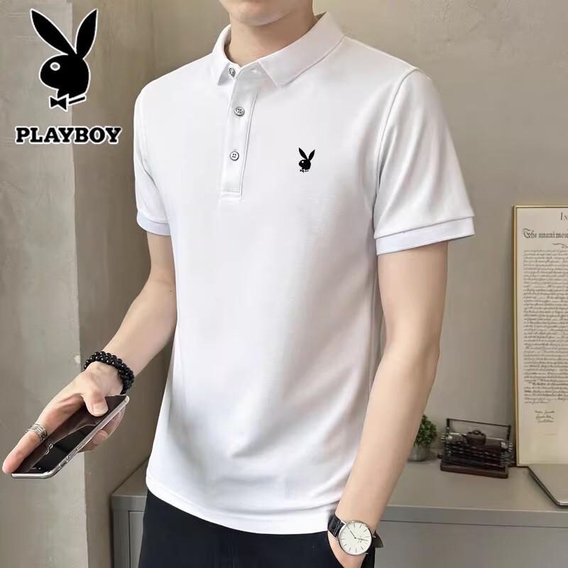 

PLAYBOY Men s Summer Polo T-Shirt XL