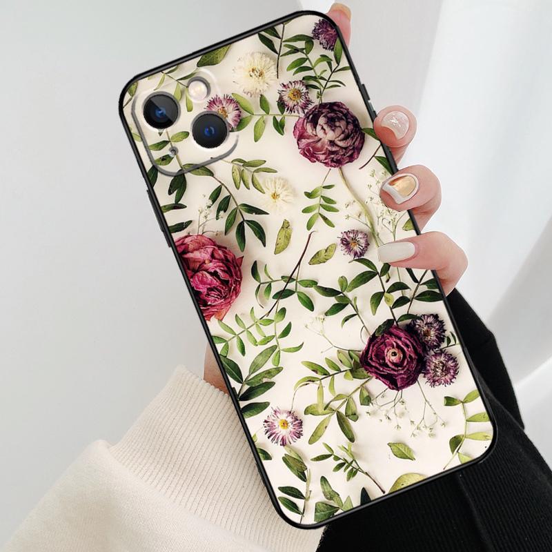 Beautiful Garden Red Roses Flowers Phone Case For iPhone 17 Pro Max 16 15 14 11 12 13 Pro Max mini 15 16 Plus 16e 17 Air Cover