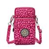 Women Portable Mobile Phone Mini Bags Nylon Waterproof Crossbody Bag Retro Fashion Purse Lady Wallet Clutch Trendy Wrist Arm Bag