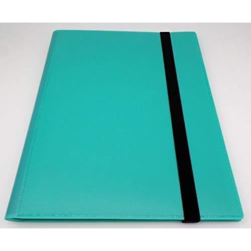 Docsmagic.De Pro-Player 9-Pocket Album Mint - 360 Card Binder - MTG - PKM - YGO - Classeur pour Jeu de Cartes Aqua