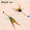 Simulation Mantis Bee Feather Replacement Accessories Funny Cat Stick Rod Teaser Pet Toy Plastic Wood