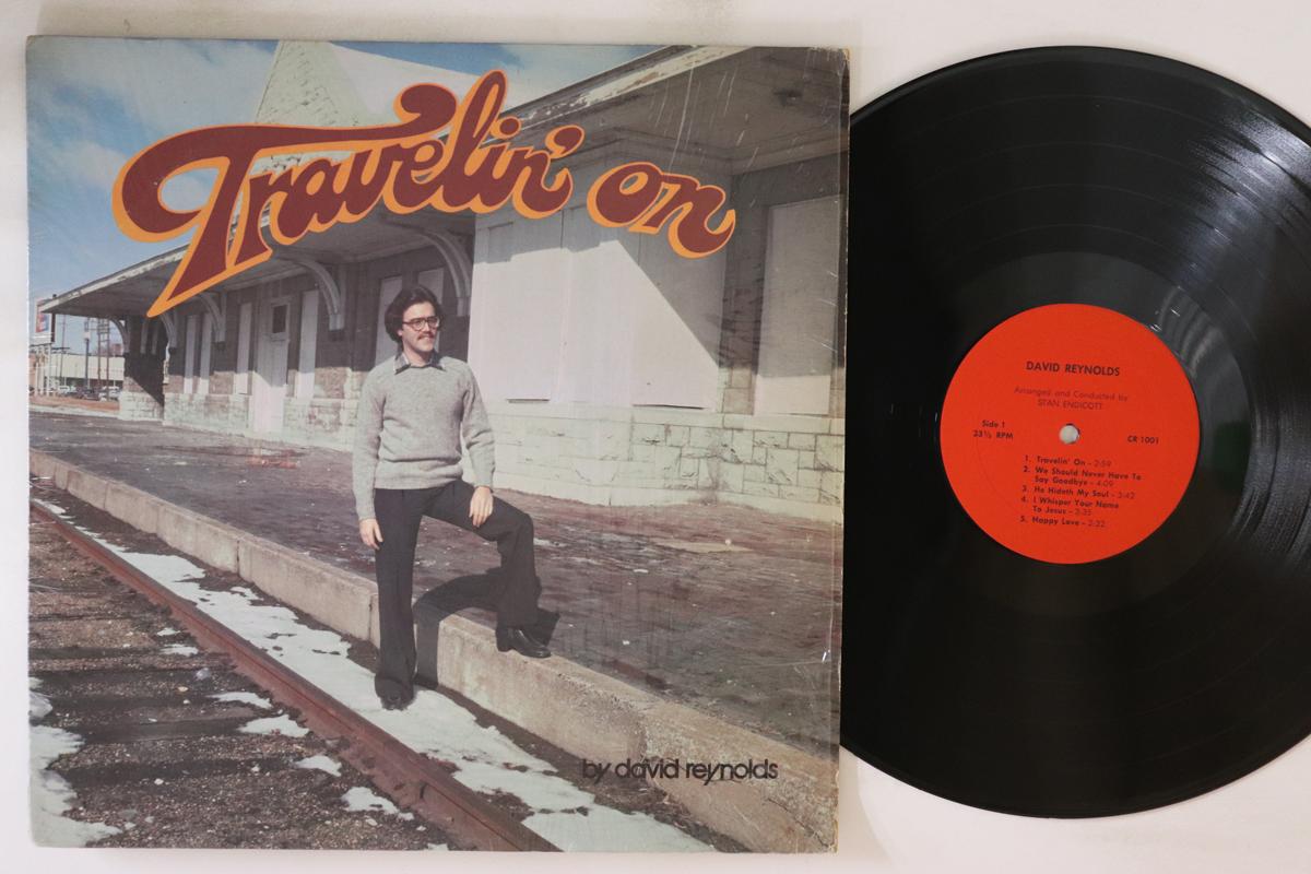 

LP Record DAVID REYNOLDS - Travelin On CR1001 NOT ON LABEL Non Japan Rock Used