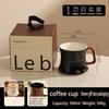 Uniquely designed, contrasting colors, 300ml gift box set, high-quality coffee and tea mug.