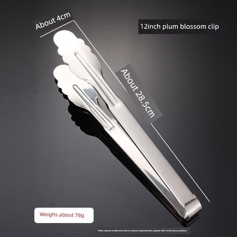 Stainless Steel Tongs, Food Tongs, Stainless Steel Food Clips, Bread Tongs, Barbecue Tongs, Bun and Steamed Bun Tongs, Extended Spicy Hot Pot Tongs