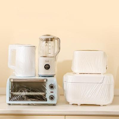 10Pcs Transparent Furniture Plastic Cover Large Disposable Plastic Wrap  for Electric Cooker