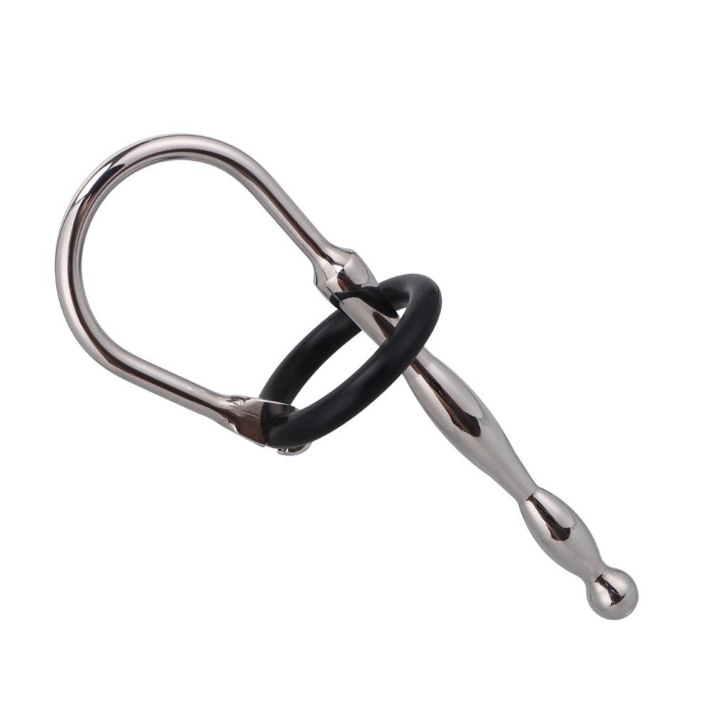 Men's Metal Urethral Glans Insert Dilator - Erotic Toy for Outdoor Wear