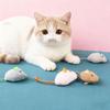 Catnip Mouse Teaser Toys: Scratch & Bite Resistant, Self-Playing Teething Toys for Cats