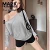 Mark Fairwhale Women's Off-Shoulder Long Sleeve T-Shirt