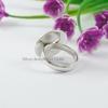 Sterling Silver Puffed Flower Ring - Handmade Navajo Ring