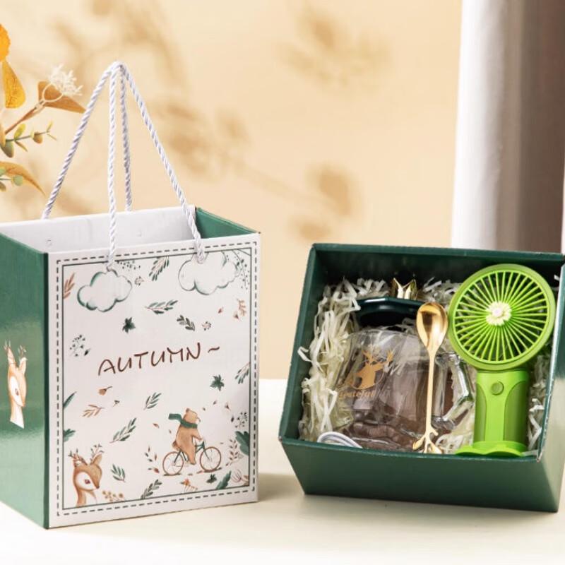 Creative Deer Glass Tea Cup Gift Set