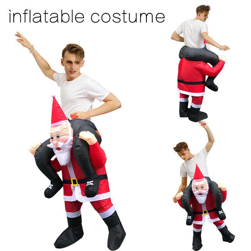 Inflatable Costume Christmas Santa Claus Outfit For Adults Perfect For Cosplay Events
