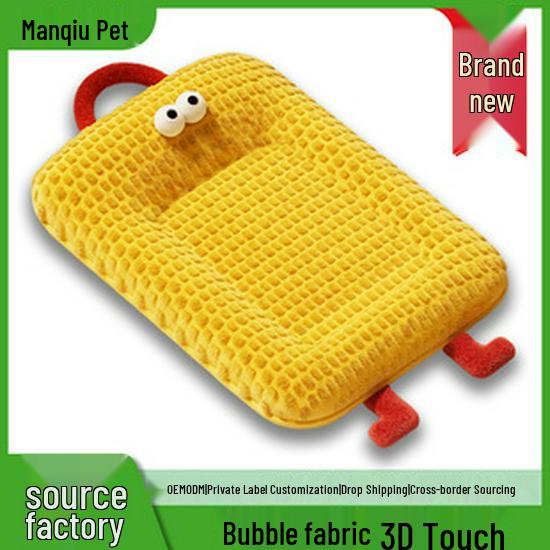 Pluszowe Zimowe Zamknięte Legowisko dla Psa i Kota: Ciepłe, Nieprzywierające, Wiatroodporne Gniazdo