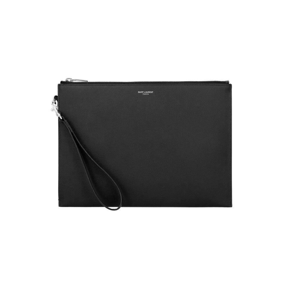 TrendMecca Watches Saint Laurent Ritssluiting Tablet Houder Clutch Tas 683865 Bty0n 1000 683865 BTY0N 1000