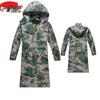 JINGRUIDA Long Trench Style Raincoat