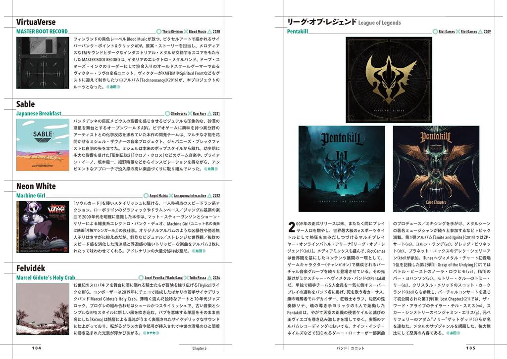 Guidebook to overseas game Music from all over the past and traced through video games music world, present,