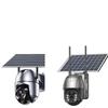 Solar-Powered 360° 4G Security Camera - Mobile-Ready, Full-Color Night Vision, Waterproof for Outdoor Use.