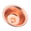 Wasserversorgungsschale aus reinem Kupfer, handgefertigt, Weihwasserschale für Buddha, buddhistische Vorräte, fein polierte Wasserversorgungsschale