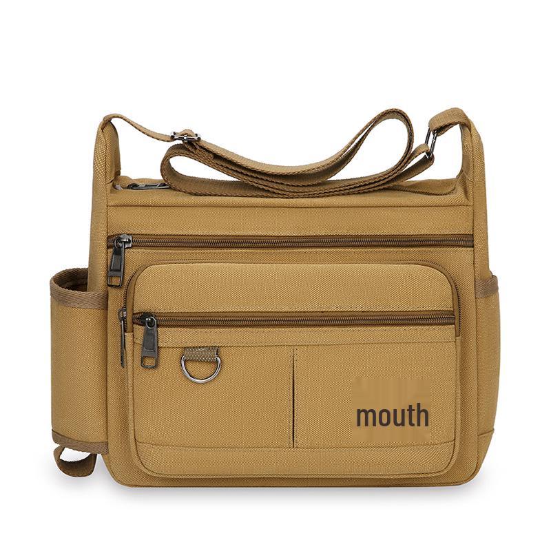 Herren Canvas Umhänge- und Schultertasche - Lässige Reise Messenger und Rucksack
