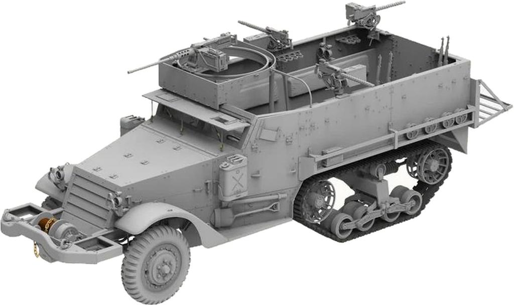 Takom 1/16 Scale American M3/M3A1 Half-Track 2-in-1 Plastic Model TKOAHHQ-010 (Tank)