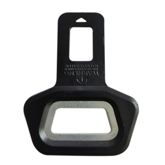 

Открывалка для бутылок, прочная металлическая открывалка с плоской крышкой, уникальный дизайн с пряжкой ремня безопасности, открывалка для пива для домашних ресторанов, баров чёрный