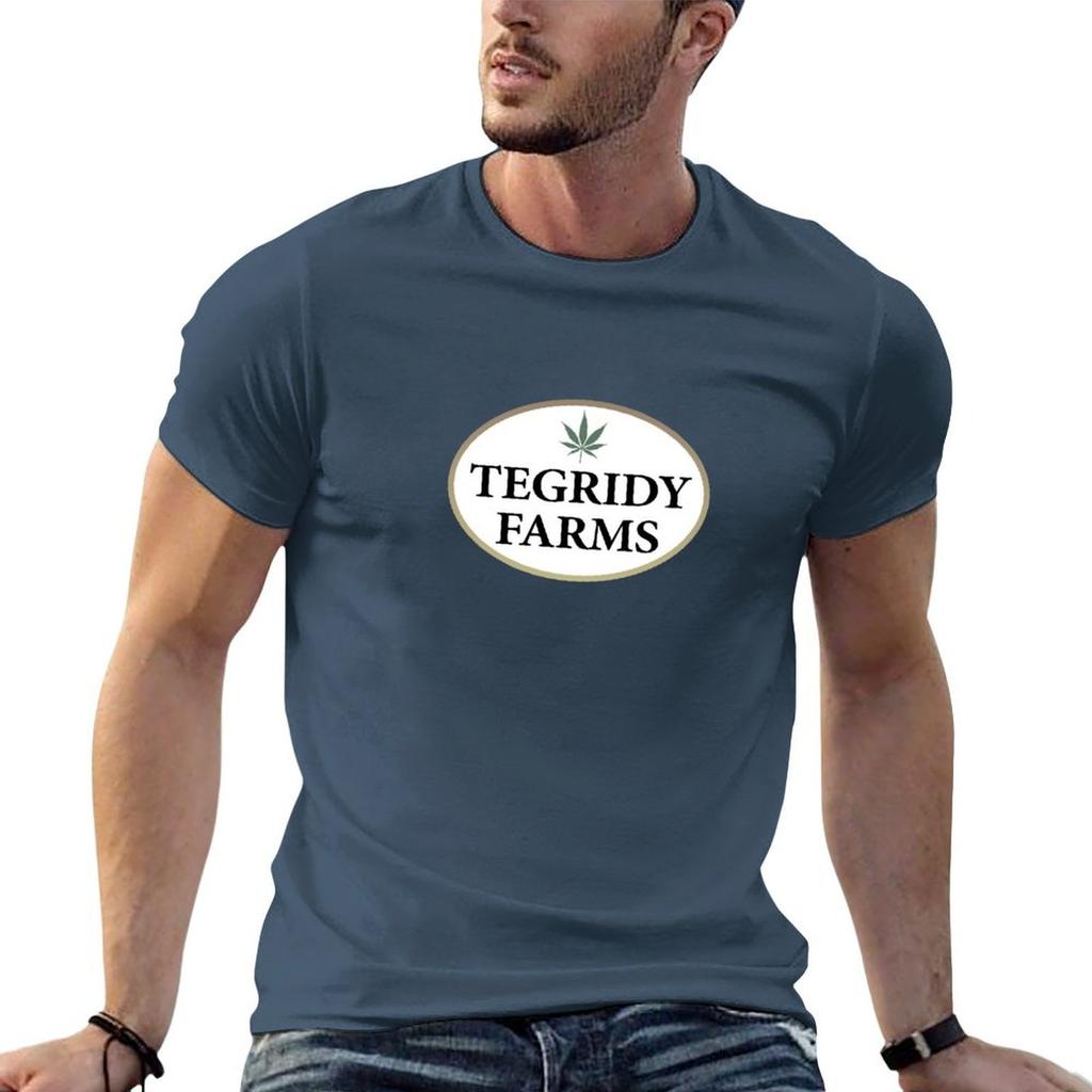 Tegridy Farms Logo From South Park TShirt Worker Basic Short Sleeve Tee