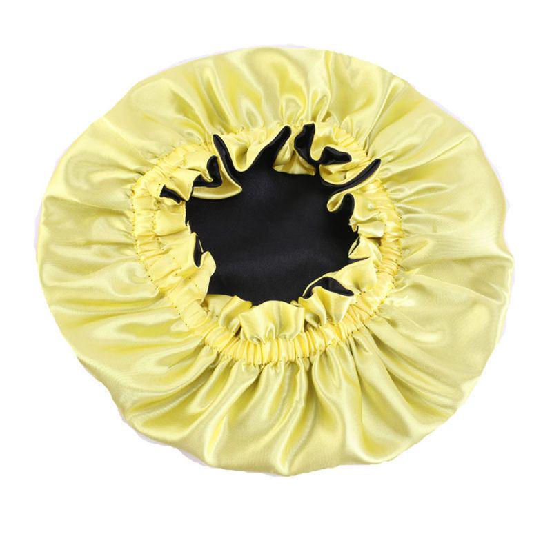 Baby Seiden Satin Haube Verstellbare Schlafhaube Mädchen Nacht Turban Kinder Kopfbedeckung