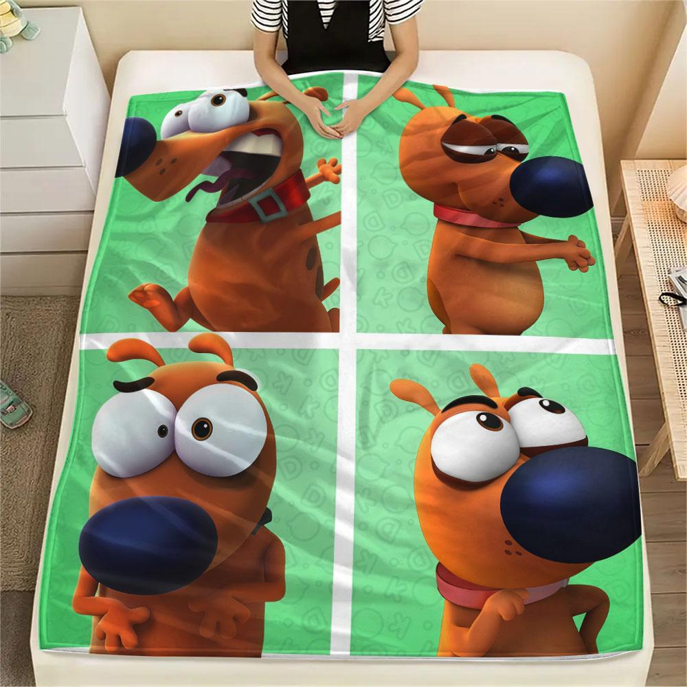 1PC Pat the Dog Blanket, High Quality Comfortable for All Seasons, Home Decor, Warmth and Comfort