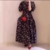 French Temperament Floral Dress Women's Summer New Models Are Popular Today, and Summer Beautiful Long Dresses Are Popular.